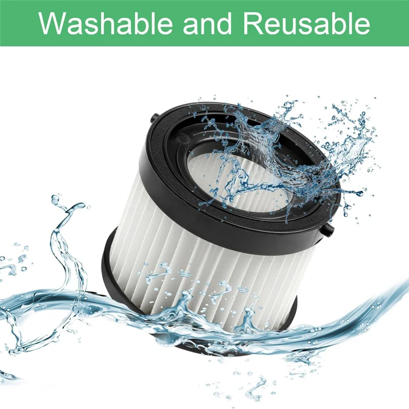 ABKR-4Pack 49-90-0160 49-90-0160용 HEPA 건식 필터 0882-20 M18 사용하기 쉬운 청소 브러시 ​​1개가 포함된 소형 진공청소기