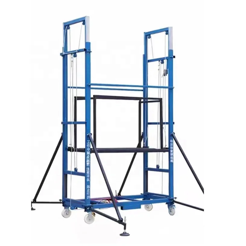 Electric Steel Scaffolding Lift High-Performance Motor System 500kg Capacity 10m Lifting Height Safe