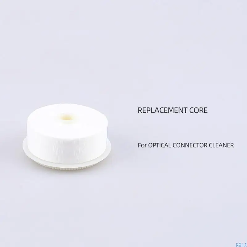 R91A ใยแก้วนำแสงทำความสะอาดใยแก้วนำแสงเครื่องมือทำความสะอาดใยแก้วนำแสงพร้อมตัวเชื่อมต่อเทปคาสเซ็ตทำความสะอาดเส้นใย 1.25 มม. 2.5