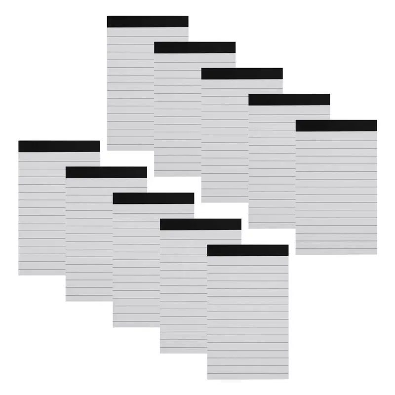 Delicate Texture-10 Pcs Handwriting Line Notebook Mini Pocket Notebook Refill A7 Memo Book Refill With 30 Sheets Lined Office Su