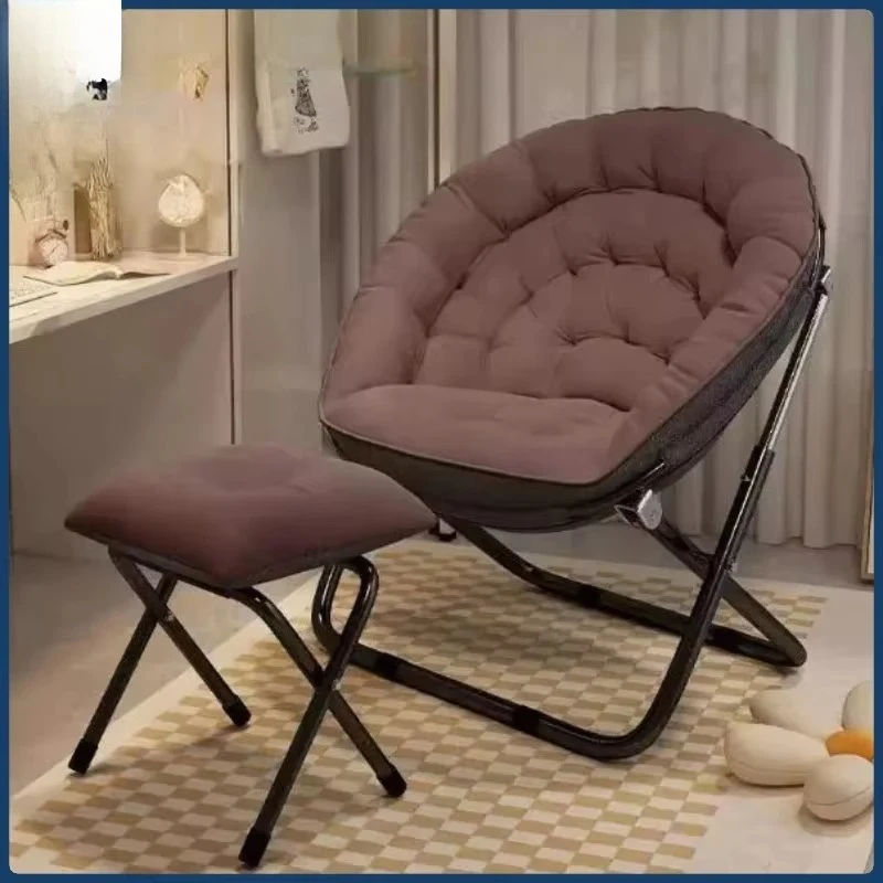 Foldable Reclining Sun Lounge Chair, Nap Floor Seat For Dorm Balcony Living Room