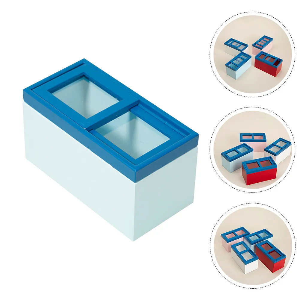 

Mini Horizontal Freezer for Miniature Furniture Setup Safe Wooden Construction Detailed Realistic Look Perfect Small Space