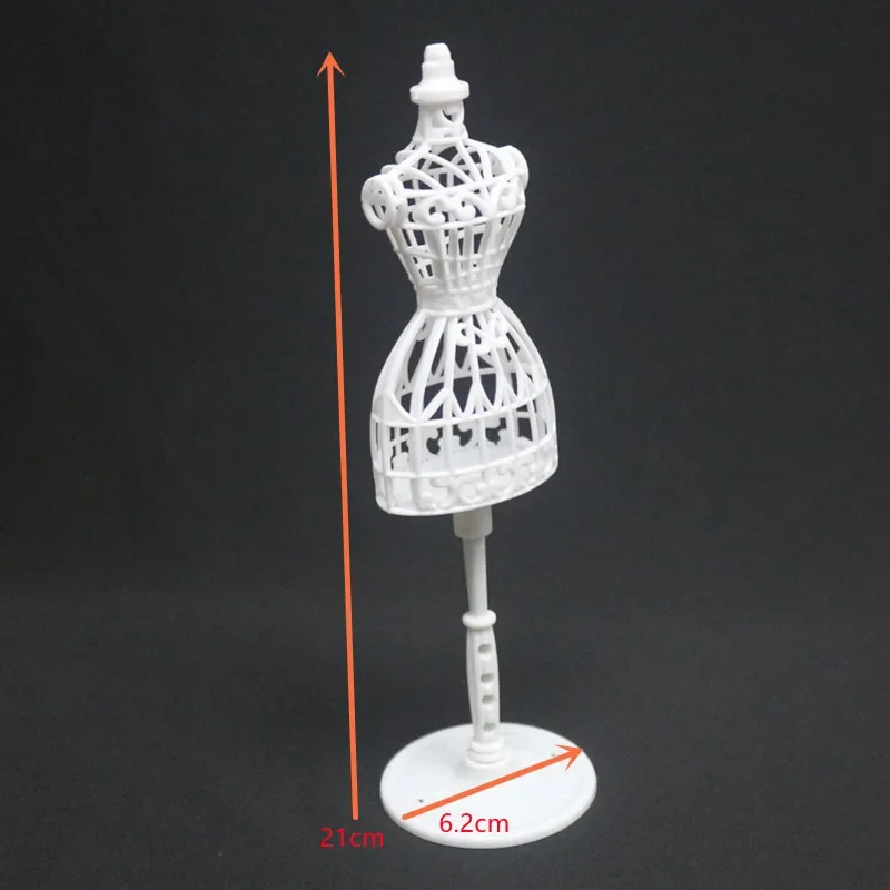 Doll Stand Toy Accessories Mannequin Hanger Doll Dressup Mannequin Hanger Clothing Skirt Design Stand
