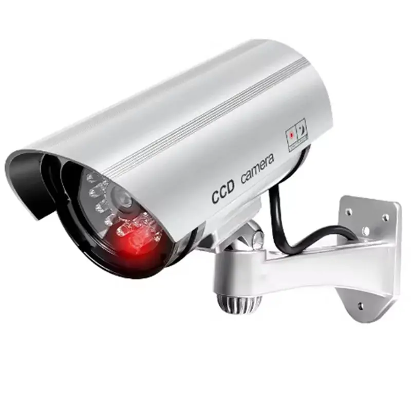 ●Dummy Security Camera Outdoor Fake CCTV Surveillanc Camera System LED For Property Business Home Security
