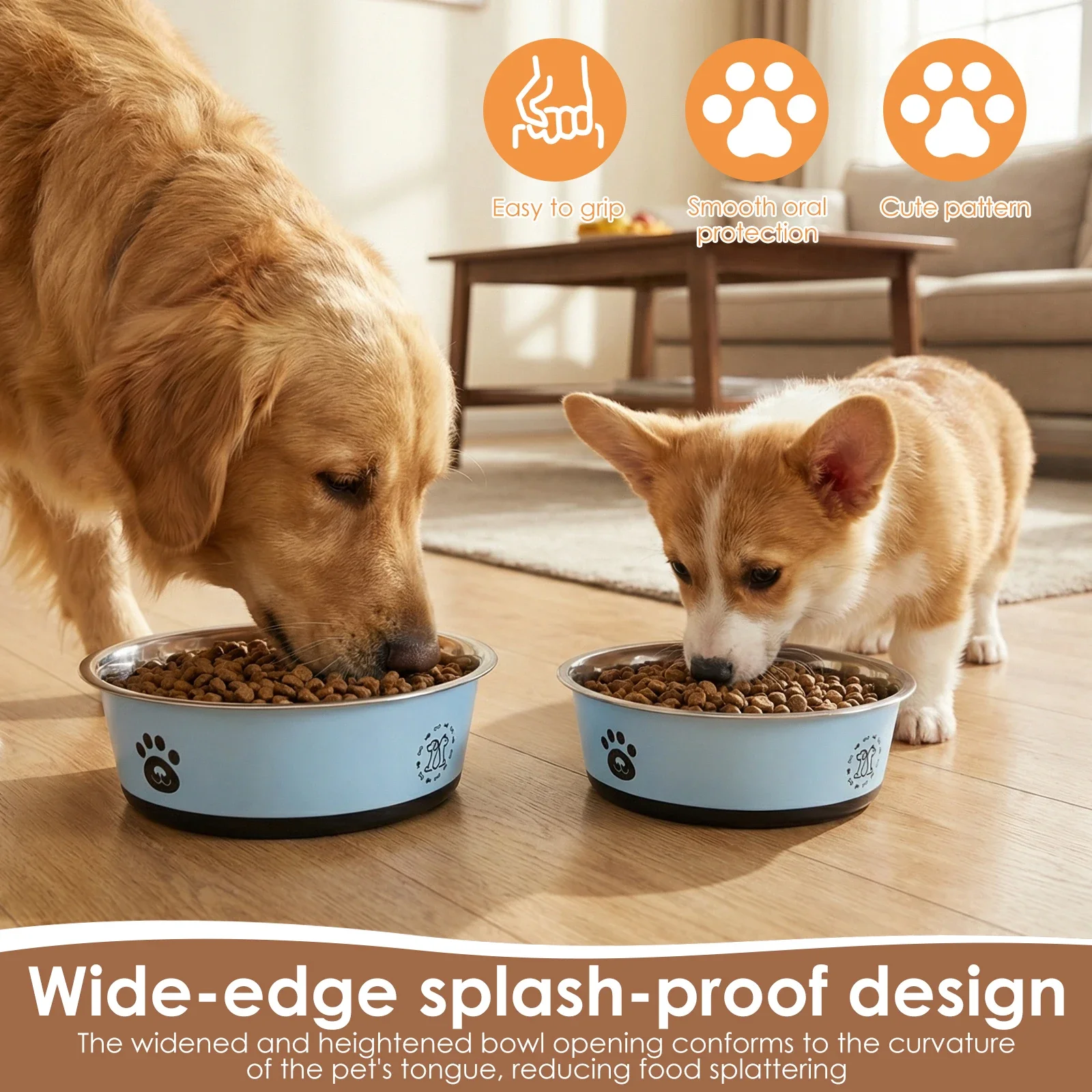 Thumbnail 2 - #9 New Stainless Steel Puppy Bowls Arrivals
