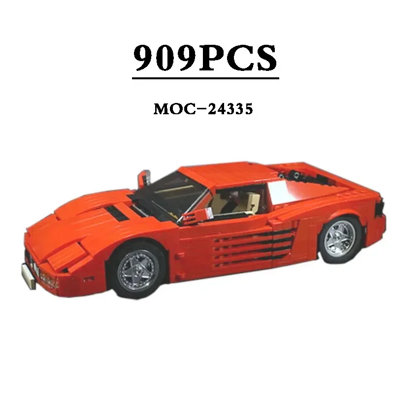 

Новинка, модель спортивного автомобиля MOC-24335-MOC-57875 Speed Champion, строительные блоки, игрушка для мальчика, подарок на день рождения, строительные блоки, рождественский подарок