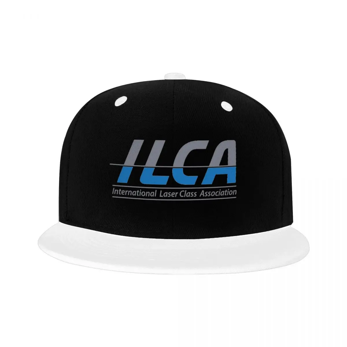 ILCA- International Laser Sailing Association-logo cappello a tesa piatta ricamo berretto da Baseball cappello Hip Hop