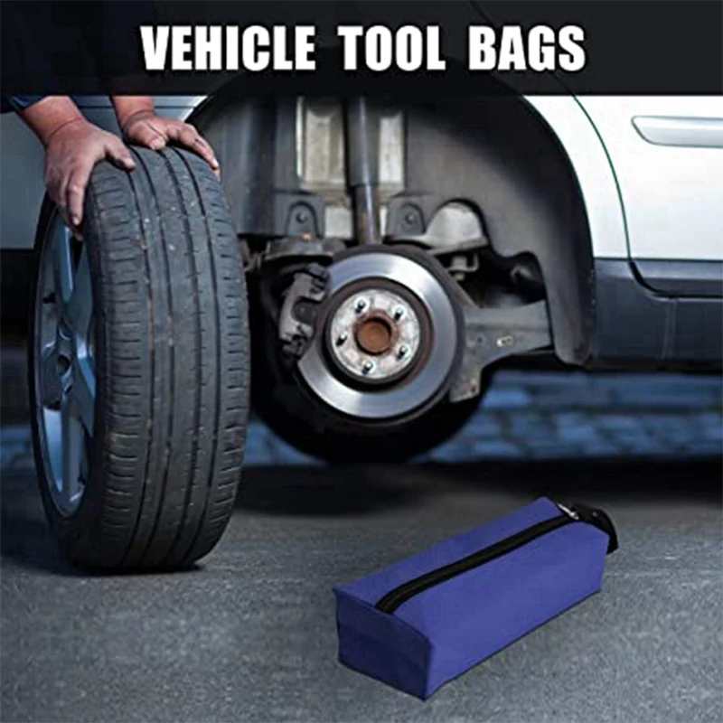 Borsa per attrezzi impermeabile da 7 pezzi borsa per attrezzi con cerniera borsa per attrezzi in tessuto borsa per attrezzi durevole 25X8.5X7 Cm