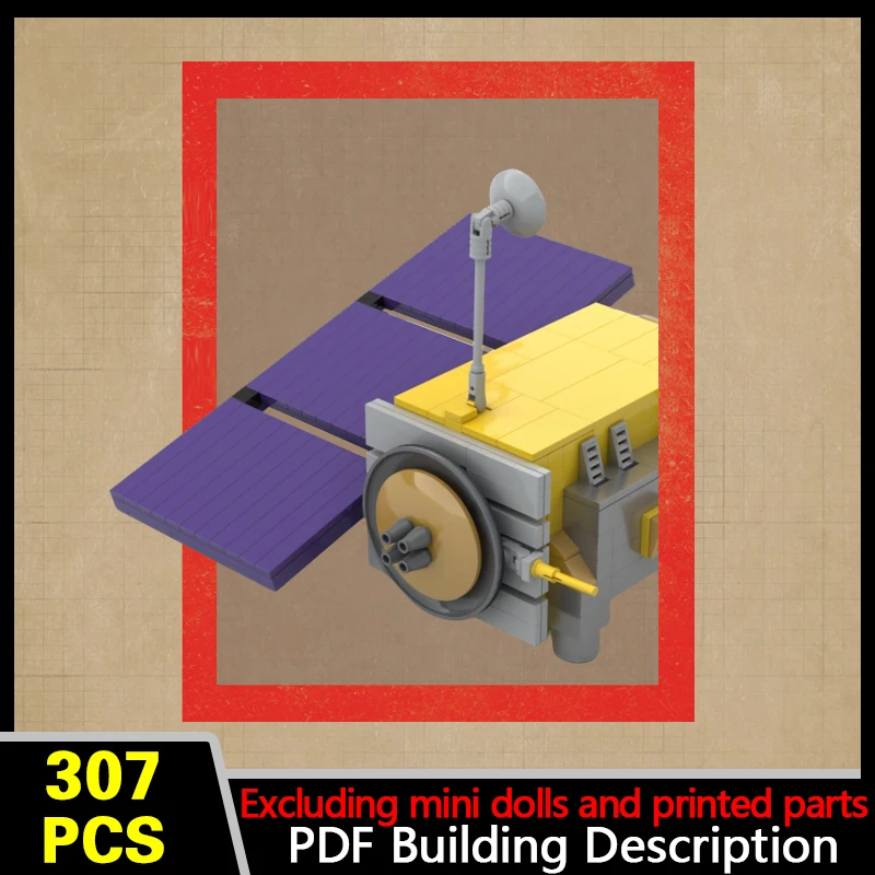 Lunar Reconnaissance Orbiter Model MOC Building Bricks War Equipment Modular Technology Gifts Holiday Assemble Children Toy Suit
