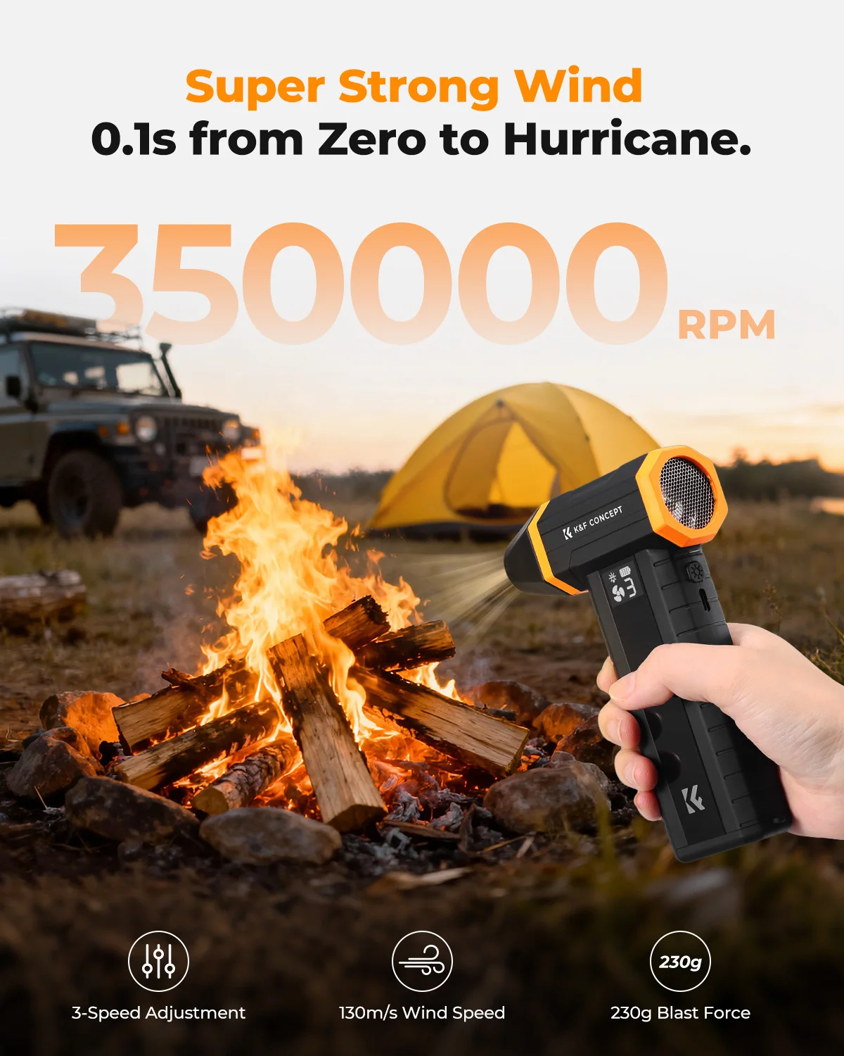 350000RPM Electric Air Duster LED Screen Vacuum Compressed 2-in-1 Air Blower&Suction Cleaner for Camera,PC,Laptop Keyboard Clean - Image 2