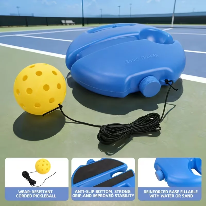 T700 Carbon Fiber Pickleball Paddle Set | 2 Paddles, Carry Bag, Blue Rebound Trainer & Tethered Pickleball image 5