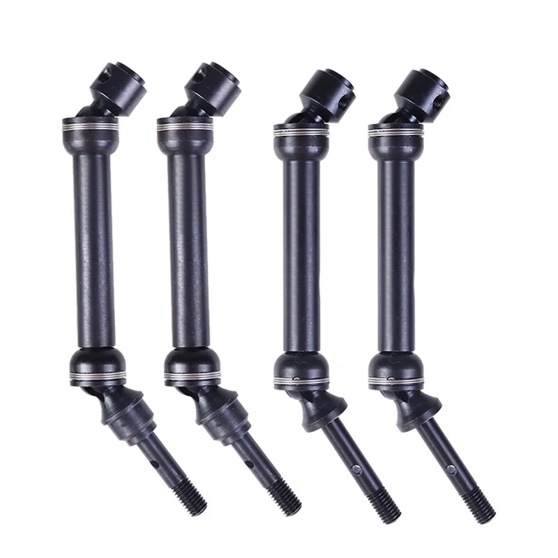 4 PCS Front And Rear Drive Shafts Black Drive Shaft For Traxxas 1/10Slash 4X4 SLA017 SLA018 Remote Control Racing Accessories