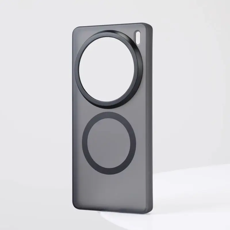 Funda para VIVO X300 Pro 200 Ultra lujosa sensación de piel mate Magsafe Funda de teléfono con imán para VIVO X 300 Pro Funda de parachoques a prueba de golpes