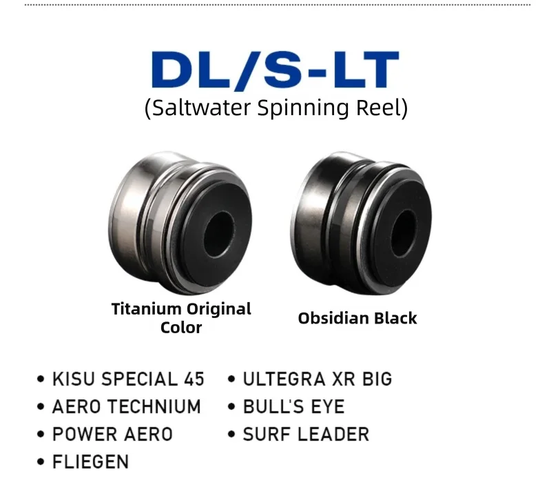 PYL Titanlegierung Doppellager-Schnurführung - Salzwasserbeständige Spinnrolle Schnurführung für Shimano/Daiwa Upgrade – Detail 10
