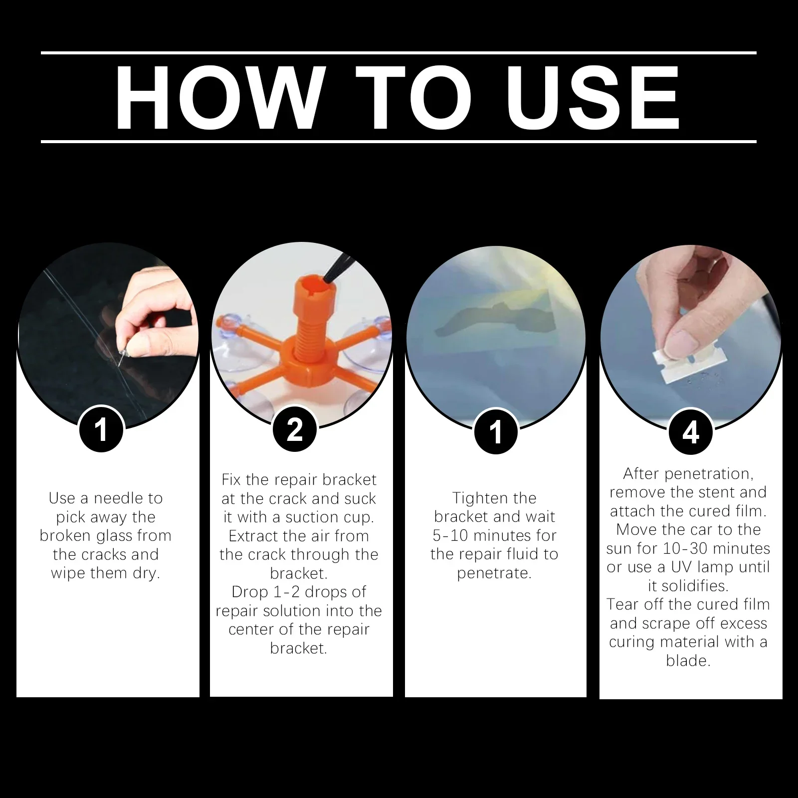 لتقوم بها بنفسك طقم تصليح الزجاج الأمامي قوية الإصلاح السريع الزجاج المتصدع الزجاج الأمامي استعادة الراتنج السدادة السيارات الزجاج نافذة إصلاح أدوات السوائل