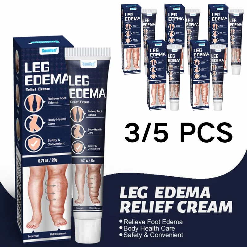 

Leg Edema Relief Ointment Relieve Varicose Veins Lasting Gently Non-stimulating Promote Blood Circulation For Daily Care