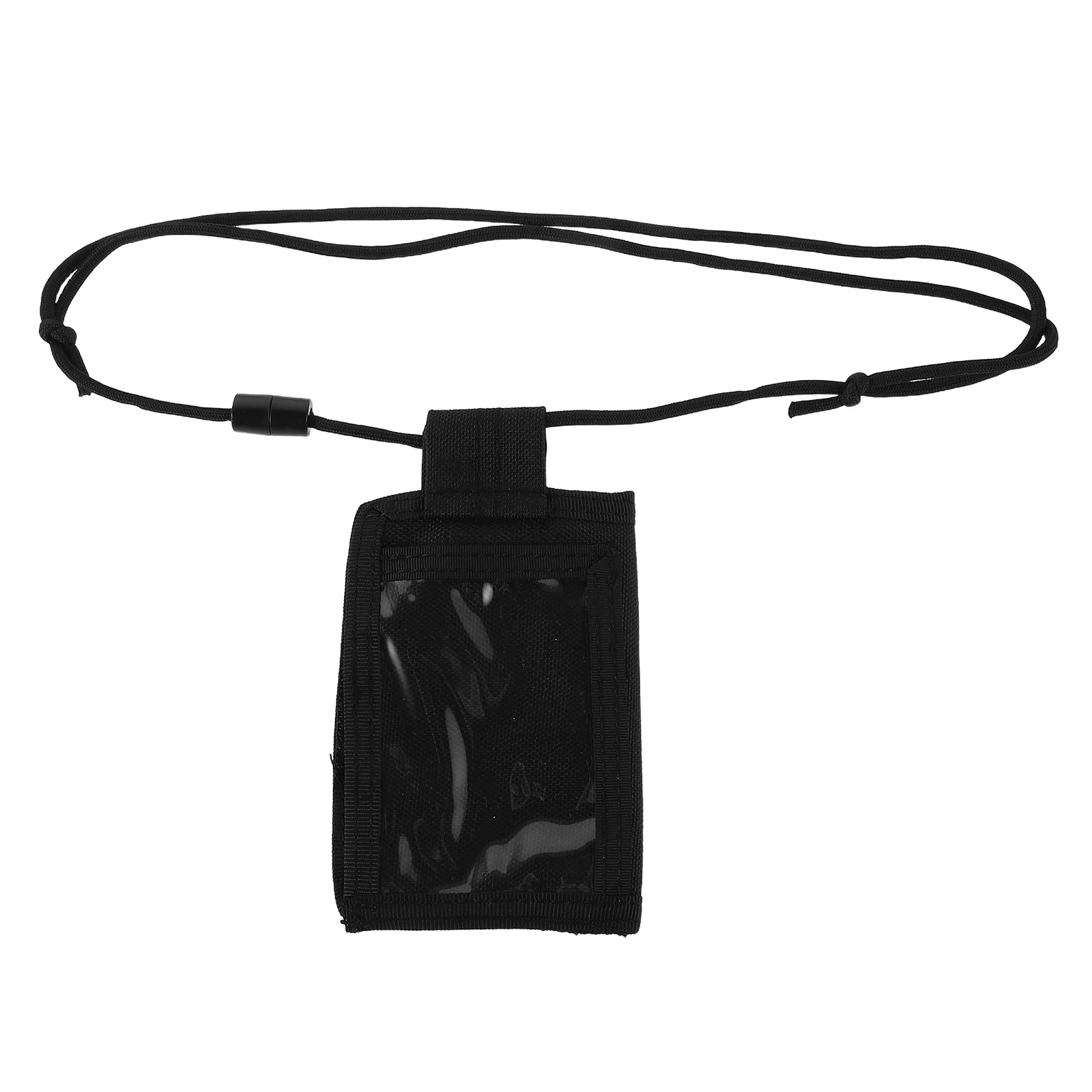 

1pc Outdoor Waterproof Certificate Bag ID Card Wallet Nylon Portable Credit Card Case Lanyard Tag Badge Holder Travel