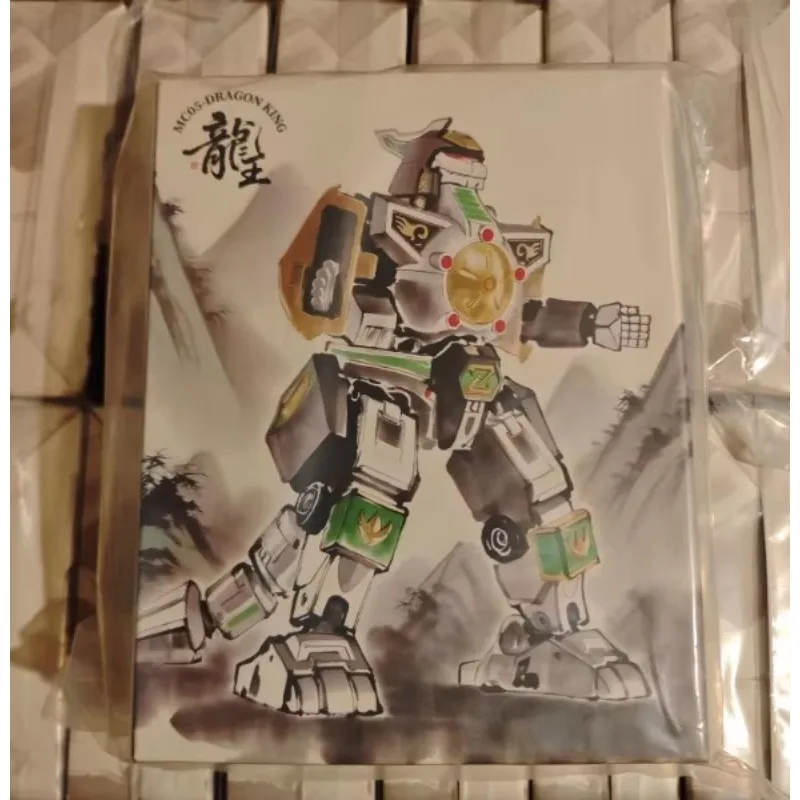 

In Stock Lucky Cat MICRO COSMOS MC-05 dragon king MC03 MC-03B BEAST LORD Dragon Caesar Megazord Action Figures Toy Collection
