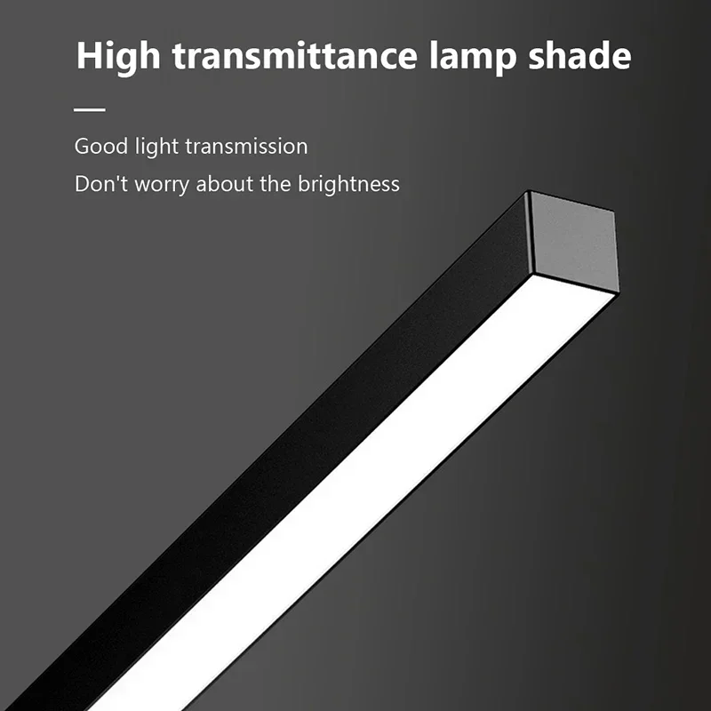 Modern LED Ceiling Light Minimalist Strip Light Gold Black 60/80cm Corridor Corridor Dressing Room Bedroom Living Room Lighting