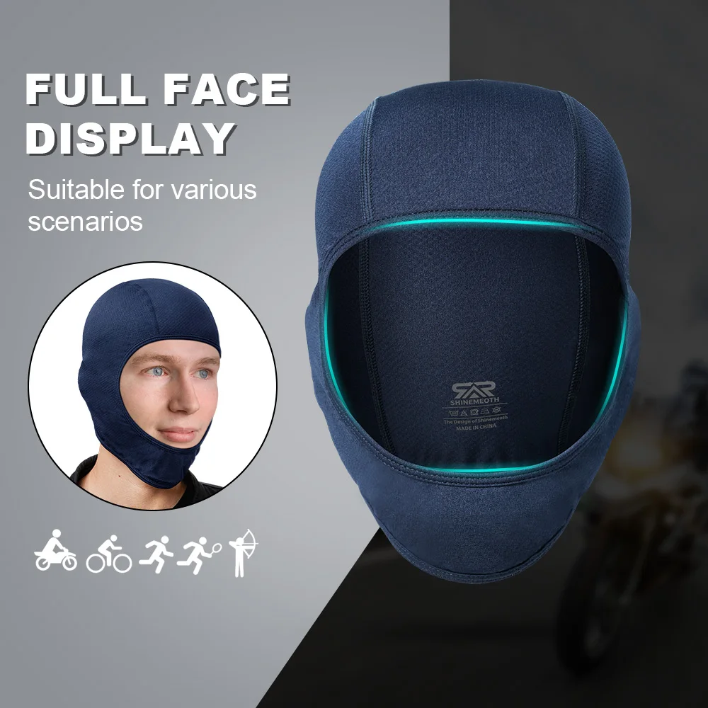 Summer Balaclava Cycling Caps Sport Bicycle Hiking Running Bike Helmet Liner Quick Drying Full Face Mask Headwear Hats Men Women