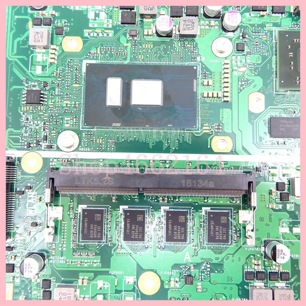 Imagem -05 - Placa-mãe para Laptop para Asus Vivobook R540up R540u X540u X540u X540u F540u X540u Cpu de 7ª Geração Gpu V2g Mainboard