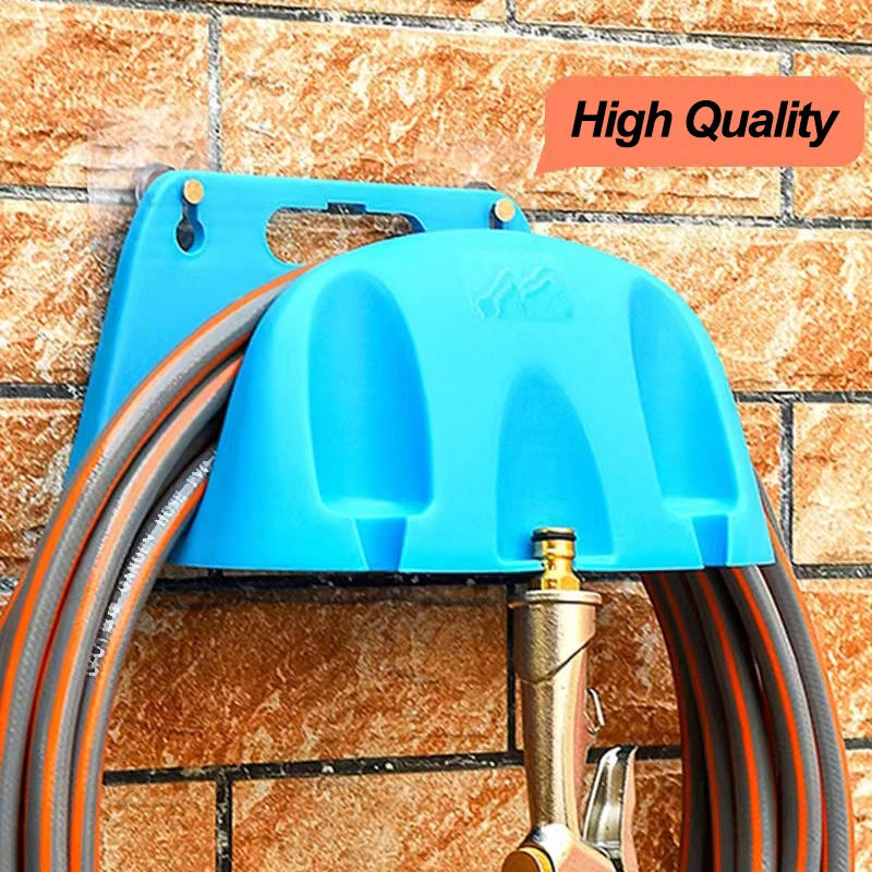 Wall Mounted Garden Irrigation Hose Pipe Hanger Car Wash Water Gun Rack Tap Water Hose Organizer Storage Holder Winding Frame