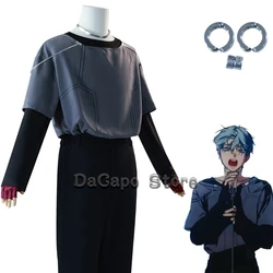 ALIEN STAGE Till Cosplay R6 Outfit Costume Wig Same Style Prop Round 6 Cure Grey Suit Performance Halloween Stage Party Clothes