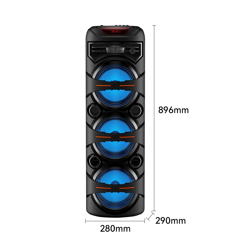 

IN STOCK 2025 HOT SELL Stage Lights Bluetooth Speakers, Home Karaoke Audio Set, Wireless Microphone Karaoke All-in-one Machine