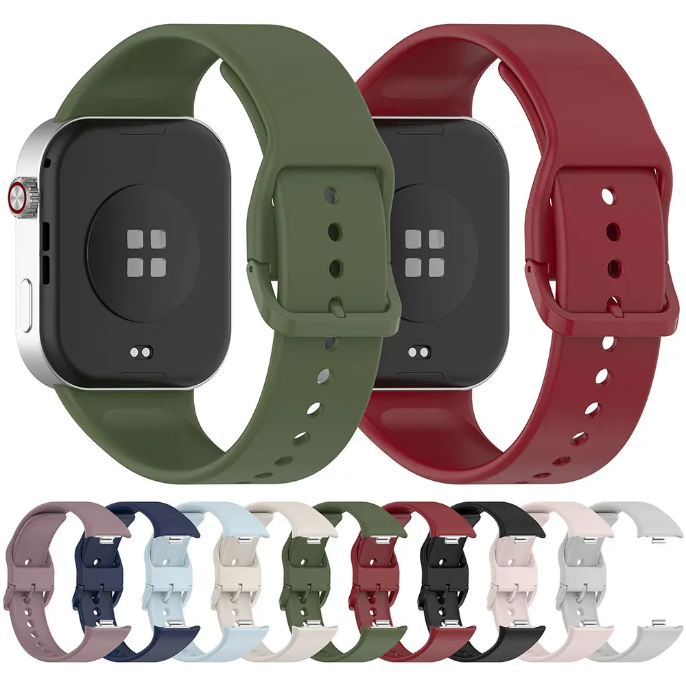 Silicone Strap For Redmi Watch 6/5/4 Sport Watchbands Bracelet Belt For Xiaomi Band 8/9pro Replacement Wristband Pulsera Correa