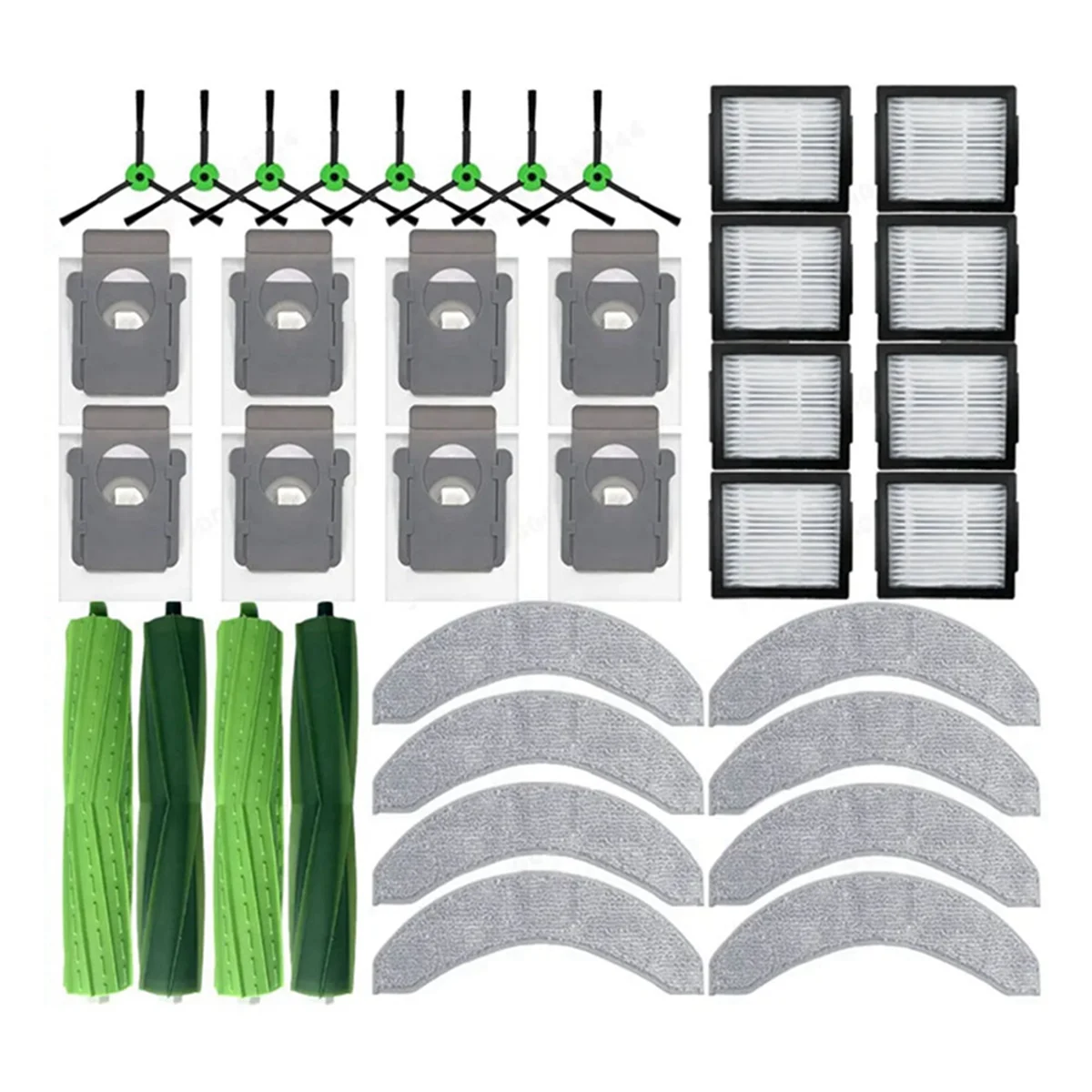 A14G-pour Combo J7 +, J9 + pièces de rechange accessoires brosse latérale principale filtre Hepa vadrouille tissu sac à poussière A