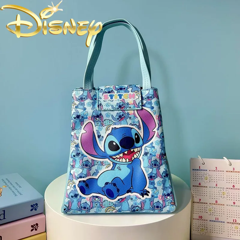 Disney Stitch New Portable Handbag Fashionable Casual Women's Handbag High Quality Storage Women's Bag Waterproof High Quality