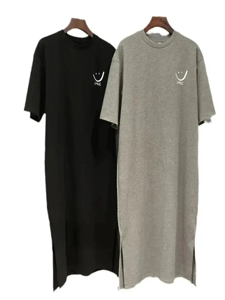 below the knee t shirt dress Is Wearing a T-Shirt Under Your Dress Cool Again? We Investigate