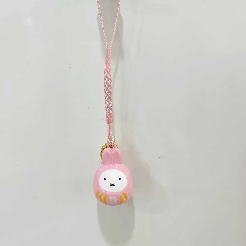 Neuer Kawaii Miffy Kleiner Glockenanhänger Cartoon-Kaninchen Japanischer Stil Geflochtenes Seil Schlüsselanhänger Taschenaccessoire Beste-Freundin-Geschenk Festival-Geschenk – Detail 7