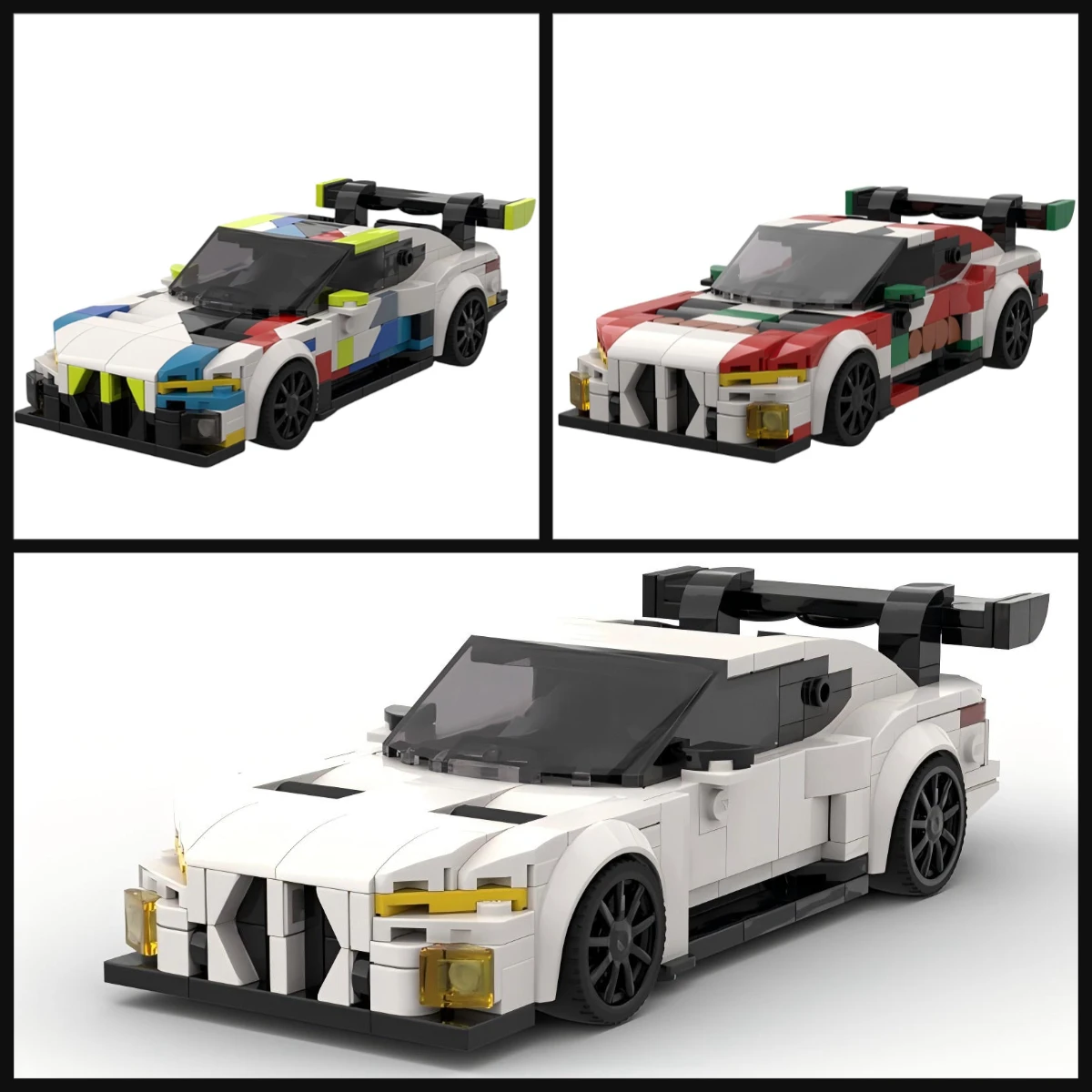 City Speed Racing Series MOC Kinder-Bausatz Technisches Sportauto M4 GT3 Supercar Modell Bausteine Geburtstagsgeschenk für Jungen – Detail 1