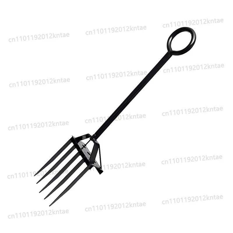 Deep tiller agricultural soil loosening handy gadget hoe for home digging fork manganese steel soil turning