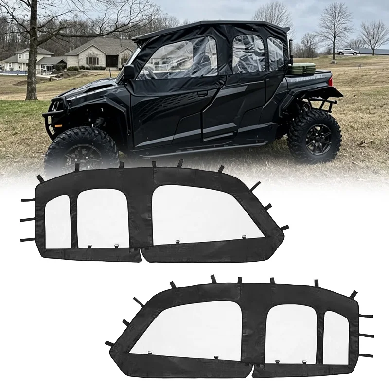 GR TRAIL UTV Soft Upper Doors Cab Enclosure Kit Clear View Window For Polaris General 4 1000 XP 4 1000 2020‑2025 UTV Accessories