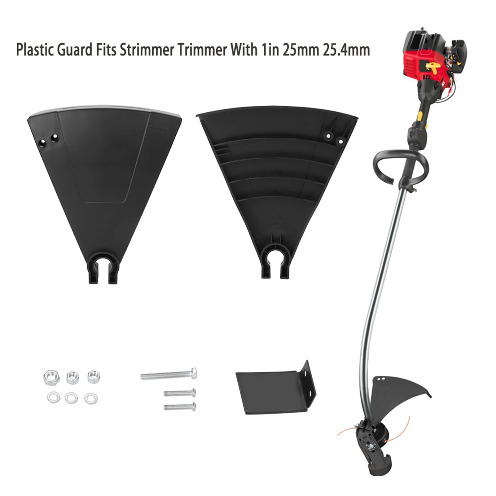 

ZK10 Plastic Guard Fits Strimmer Trimmer With 1in 25mm 25.4mm