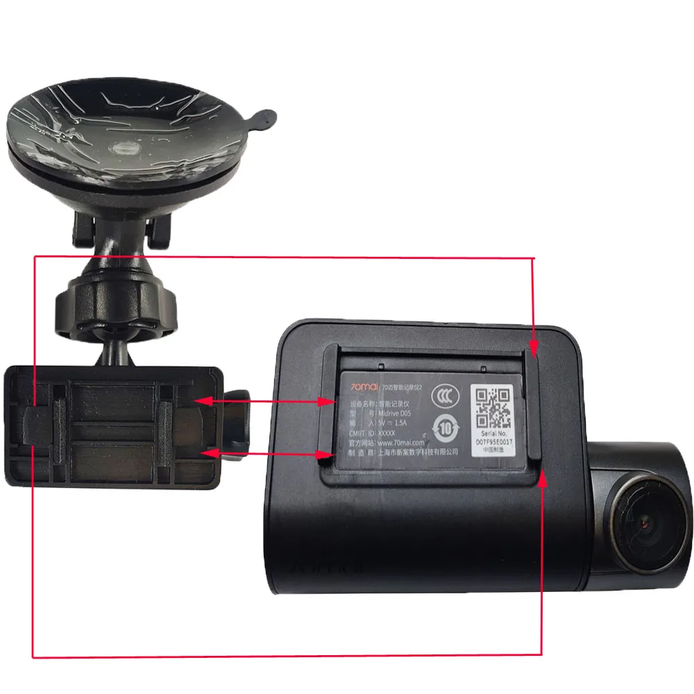 Original design For 70mai Dash Cam d05 70mai pro 70mai Dash Cam Mount Suitable for 70mai D05/70MAI PRO dvr suction cup bracket