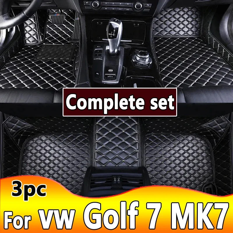 

Car Floor Mats For Volkswagen vw Golf 7 MK7 2020 2019 2018 2017 2016 2015 2014 2013 Auto Interior Styling Protect Covers Carpets