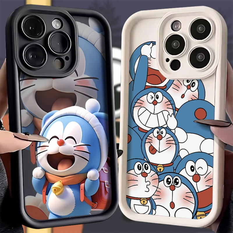 

Cartoon Doraemon Case for Samsung Galaxy S24 S23 S22 S21 Ultra Plus S20 FE A54 A53 A52 A52S A51 A50 A50S A34 A33 Silicone Cover