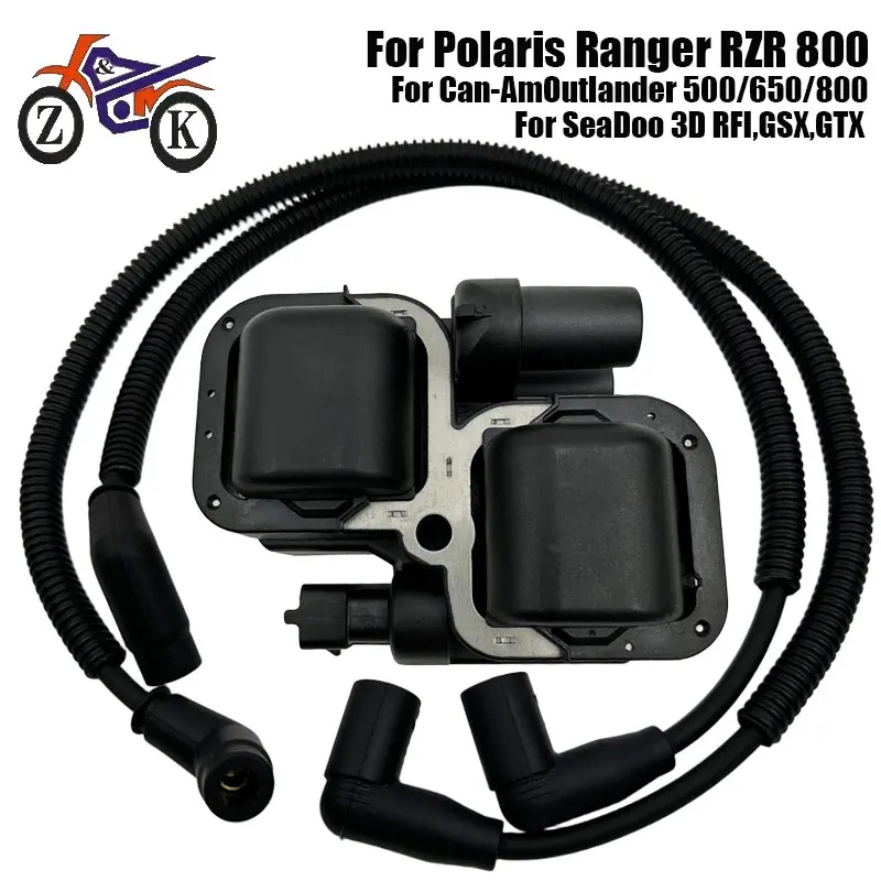 

Motorcycle Ignition Coil For Can-Am Outlander Max 500 650 800 Spark Plug Wire Cap For SeaDoo 3D GSX GTX RFI RZR XP 900 278001546