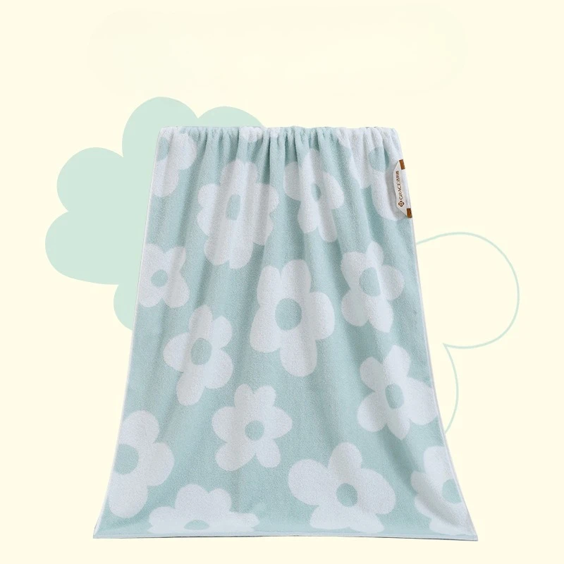 Cotton Bath Towel for Household Use Adult Shower Wrap Soft Skin Friendly Comfortable Good-looking Durable Good Water Absorption
