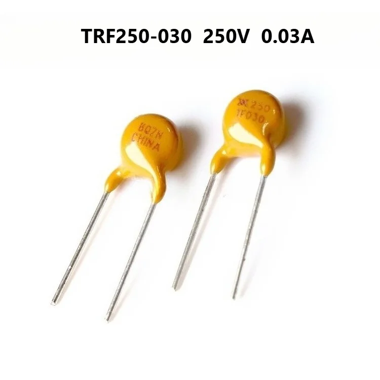 TRF250-030 250V 0.03A Resettable Fuse PTC Overcurrent Protection PPTC Radial Lead 100Pcs