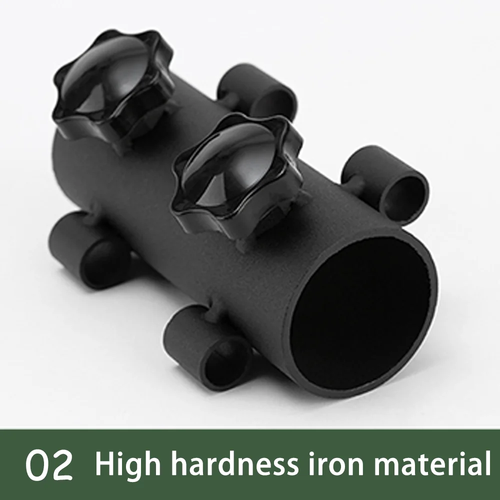 حامل عمود مظلة قابل للتعديل للتخييم في الهواء الطلق، دعامة قطرية كبيرة، ملحقات مظلة خيمة التخييم، قاعدة أنبوب تثبيت الدعامة #4