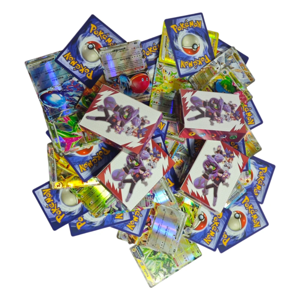 pokémon TCG GX VSTAR VMAX Cards English/French/Spanish Rare Holographic Full Art Trading Cards for Fans Collection Birthday Gift view 4