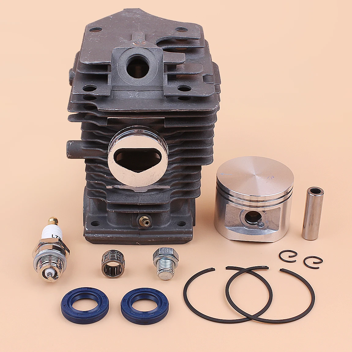 46mm Cylinder Piston Kit For Stihl MS270 MS280 MS 270 280 Decompression Valve Spark Plug Oil Seal Chainsaw Part motosierra