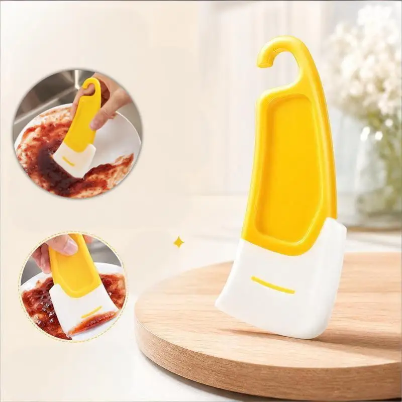 New 2/4Pcs Silicone Spatula Scraper Heat Resistant Kitchen Tool For Frying Pasta Cooking Cleaning Dishwasher Safe
