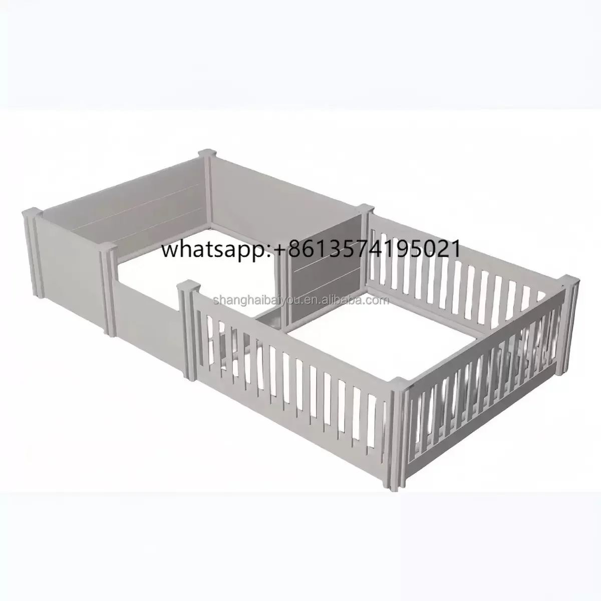 

TBaiyou White Whelp Ing Box Whelp Ing Pen Dog Birthing Box With Rails For Dogs Puppies Medium Breed Dogs With Two Doors