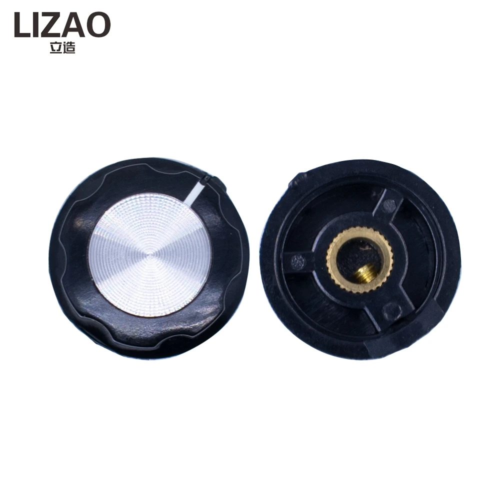 5PCS 6.4mm Inner Hole MF-A03 Bakelite Knob Cap Rotary Switch Knob for RV24YN20S WH118 WX050 Potentiometer Switch