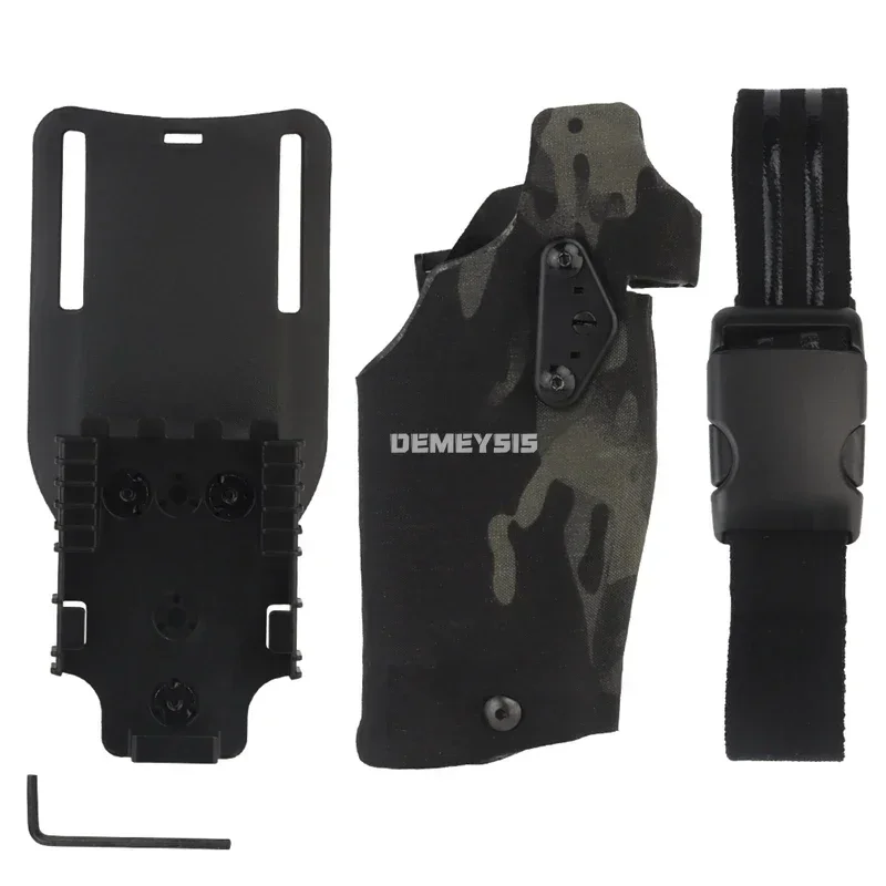 Tactical Holster for Glock 17 Gen4 G19 with X300 X300U Flashlight Quick Locking System Shooting Hunting Pistol Gun Holsters